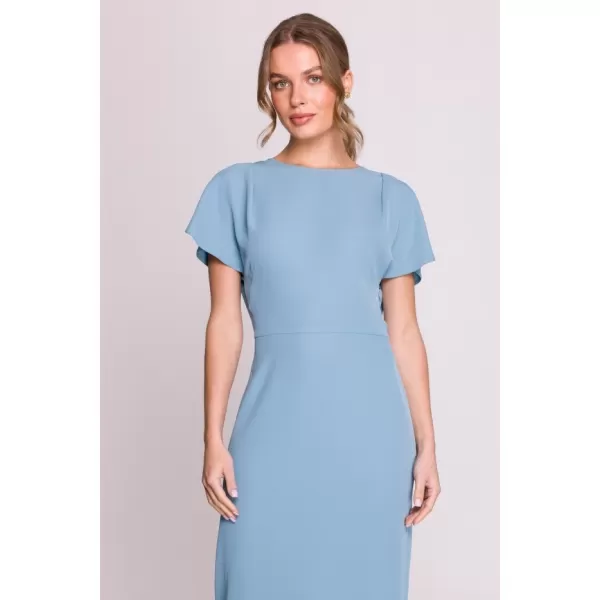  Rochie STYLOVE S398 ALBASTRU CERUL 