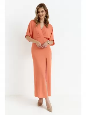 Rochie MAKOVER K163 PORTOCALE