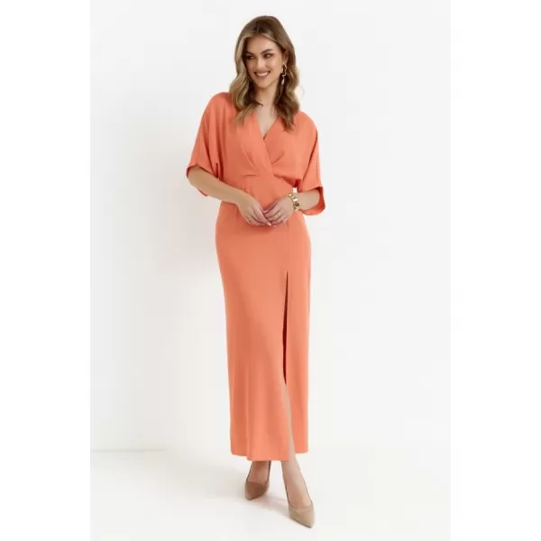  Rochie MAKOVER K163 PORTOCALE 