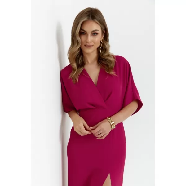  Rochie MAKOVER K163 PRUNĂ 
