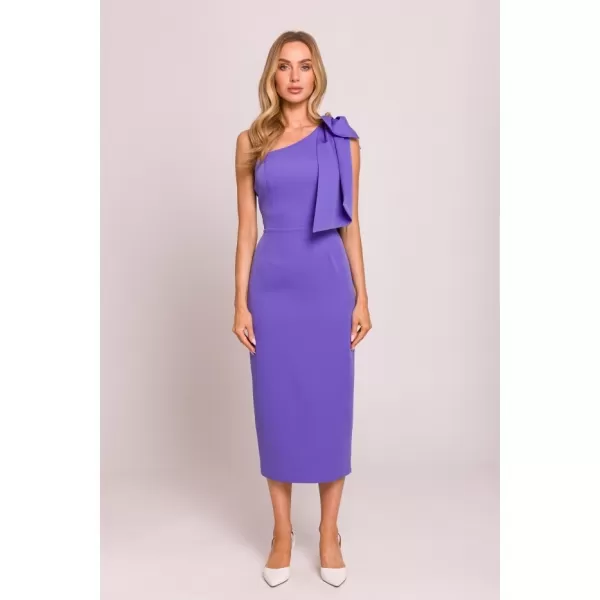  Rochie MOE M847 VIOLET DESCHIS 