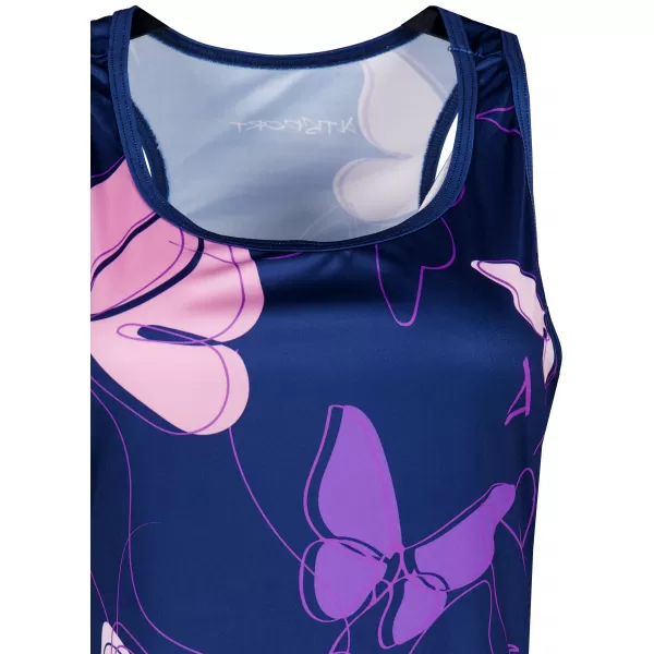  Premium rochie funcțională pentru femei ALTISPORT VOJ/ALW086SAT01 ALBASTRU ÎNCHIS/VIOLET 