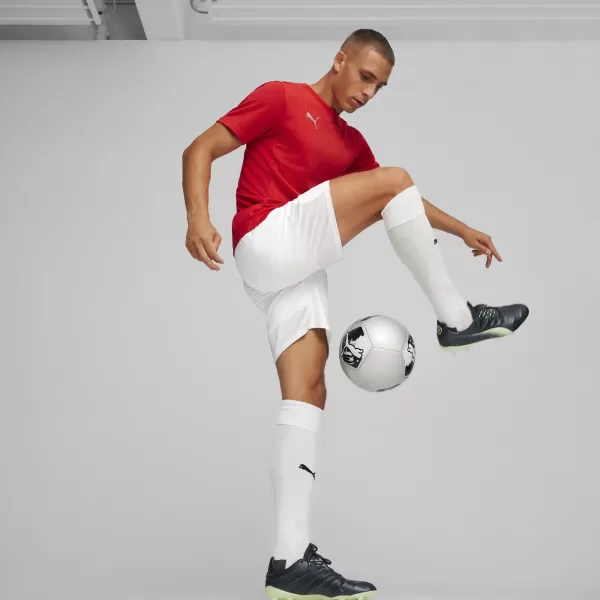  Cămașa funcțională a bărbaților PUMA TEAMFINAL TRAINING JERSEY 658557_01 PUMA RED/PUMA SILVER 