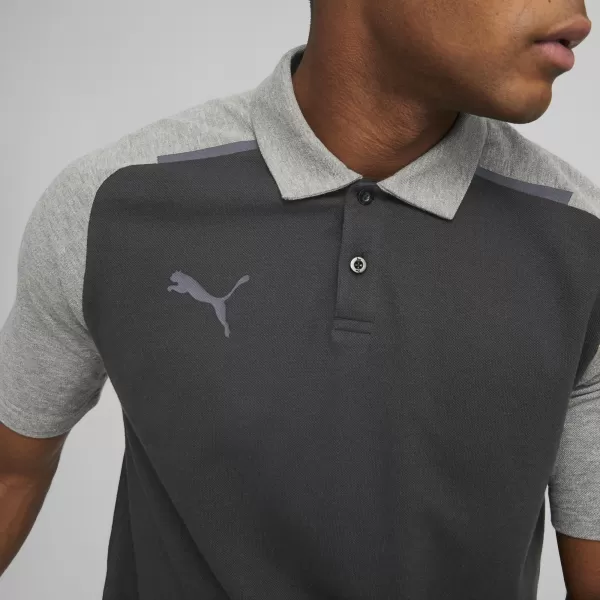  Mens t -thirt cu guler PUMA TEAMCUP CASUALS POLO 657991_03 PUMA NEGRU 