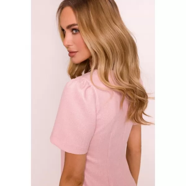  Rochie MOE M855 PIERSICĂ 