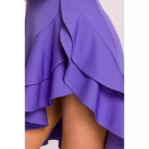  Rochie MOE M850 VIOLET DESCHIS 