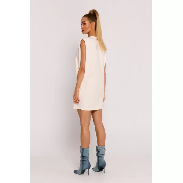  Rochie MOE M789 CREMĂ 