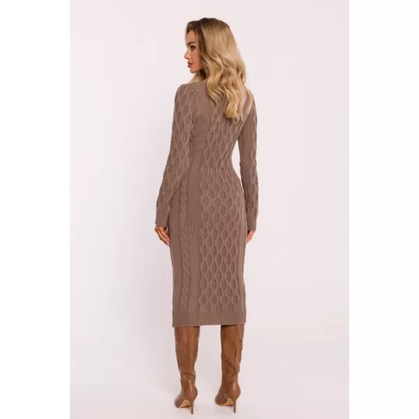  Rochie MOE M824 CAPPUCCINO 