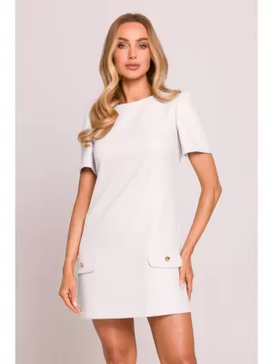 Rochie MOE M855 CREMĂ