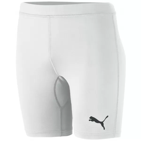  Pantaloni scurți elastici PUMA LIGA BASELAYER SHORT TIGHT 655924_04 PUMA ALB 
