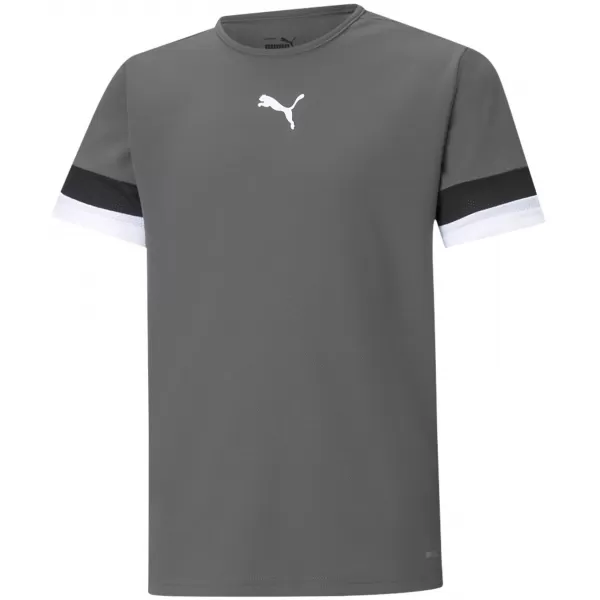 Jersey de fotbal pentru copii PUMA TEAMRISE JERSEY JR 704938_13 PERLĂ AFUMATĂ/NEGRU/ALB 