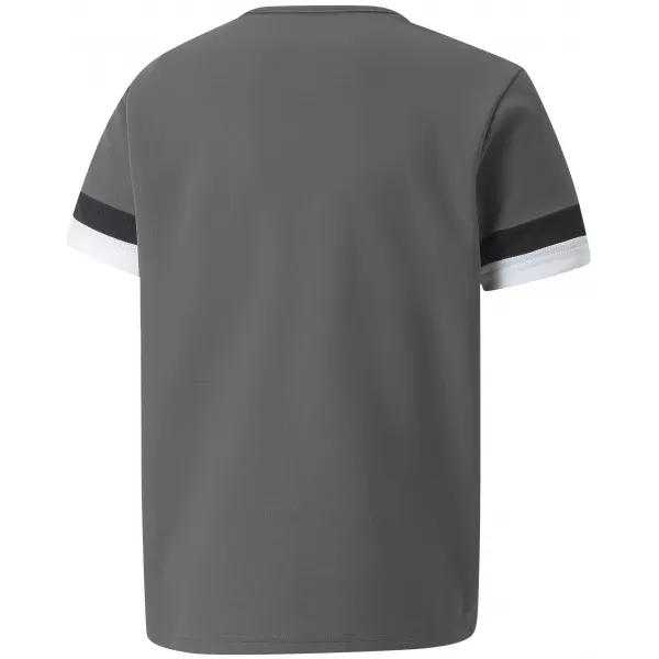  Jersey de fotbal pentru copii PUMA TEAMRISE JERSEY JR 704938_13 PERLĂ AFUMATĂ/NEGRU/ALB 