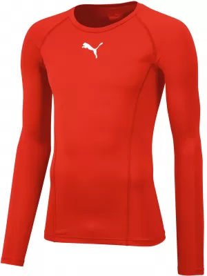T -thirt PUMA LIGA BASELAYER TEE LS JR 655921_01 PUMA RED
