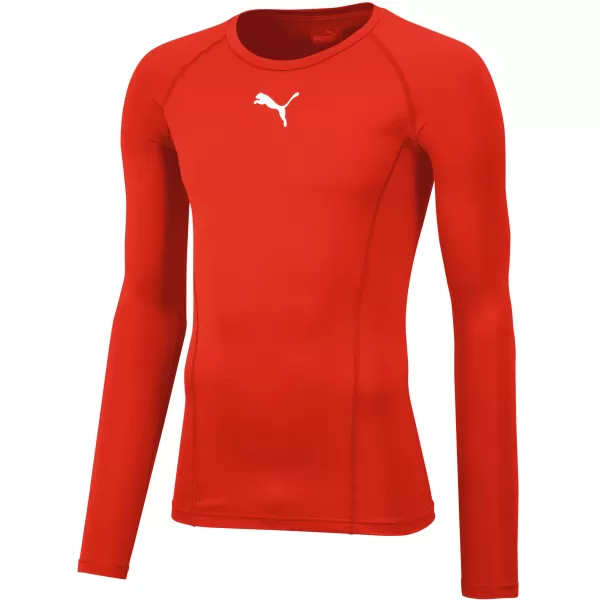  T -thirt PUMA LIGA BASELAYER TEE LS JR 655921_01 PUMA RED 