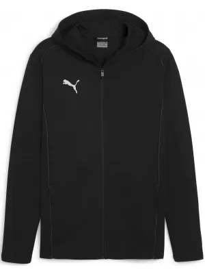 Hanorac pentru bărbați PUMA TEAMFINAL CASUALS HOODED JKT 658528_03 PUMA BLACK/PUMA SILVER
