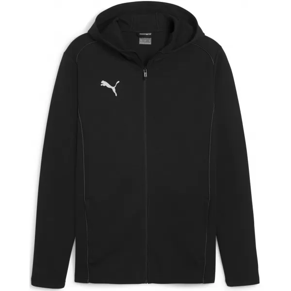  Hanorac pentru bărbați PUMA TEAMFINAL CASUALS HOODED JKT 658528_03 PUMA BLACK/PUMA SILVER 
