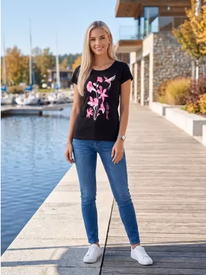 Cămaşă ALTISPORT ALW191122 NEGRU -PINK