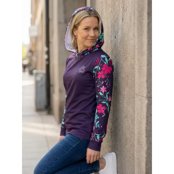  Premium cu hanorac funcțional pentru femei ALTISPORT VOJ/ALW063MI01 FUCSIE 