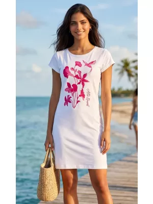 Rochie ALTISPORT ALW191178 ALB -PINK
