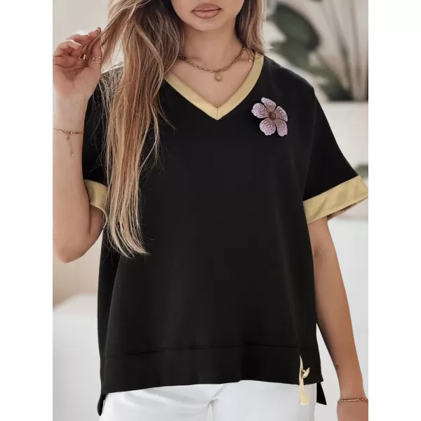  Cămaşă DSTREET SHINE LOVE UY2912 NEGRU 