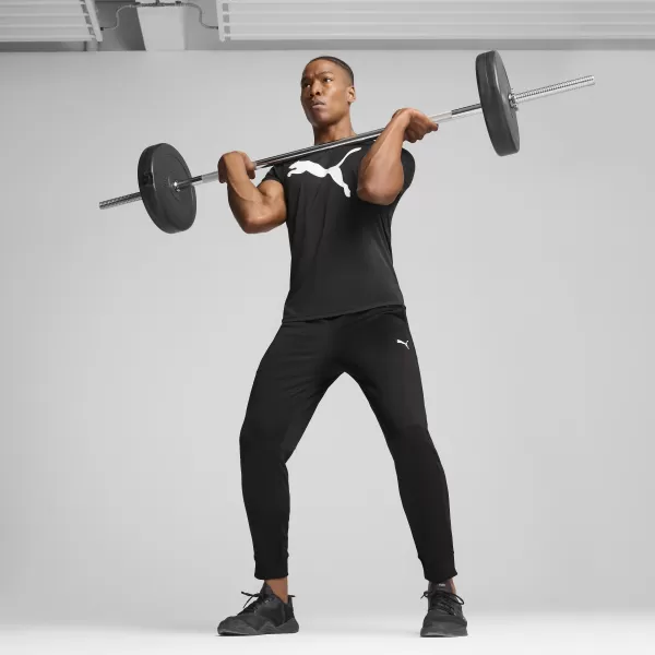  Tricou bărbătesc PUMA M TAD ESS SOLID CAT TEE CF 525921_01 PUMA NEGRU 