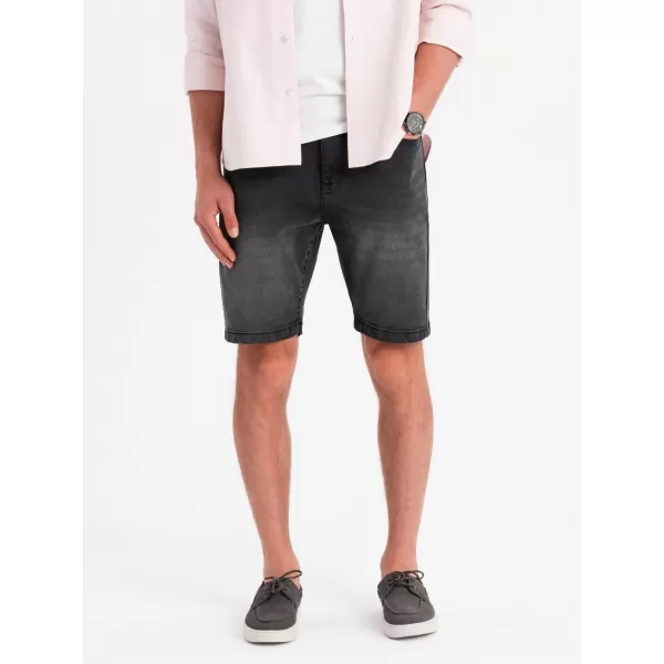  Pantaloni scurţi OMBRE OM-SRDS-0171 NEGRU 