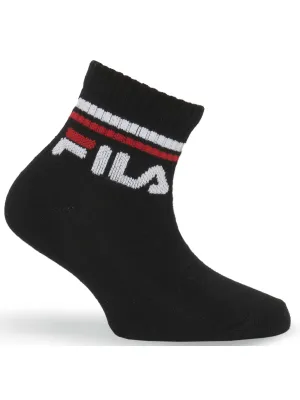 Șosete FILA JUNIOR QUARTE 3-PACK F8338 BLACK