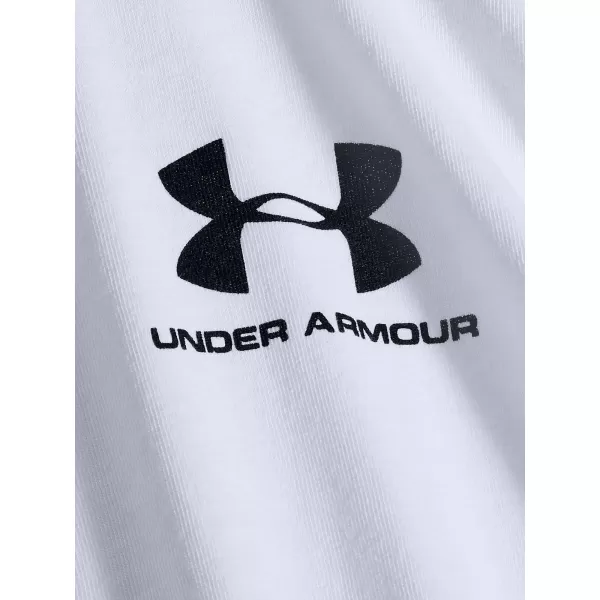  Tricou pentru bărbați UNDER ARMOUR SPORTSTYLE LEFT CHEST LS 1329585-100 ALB 