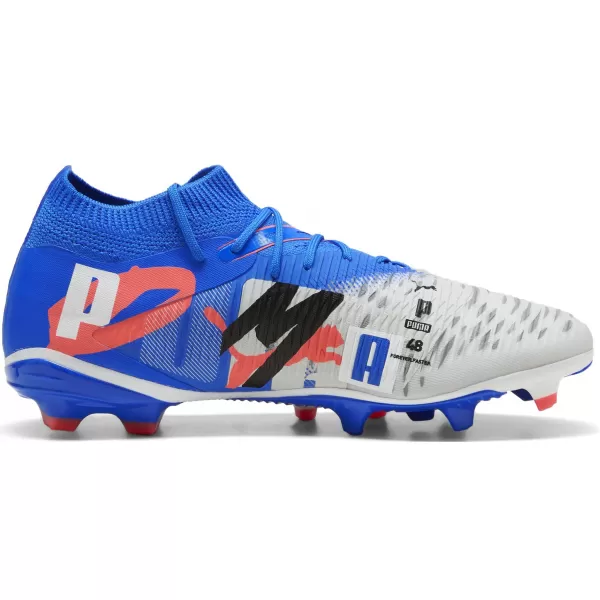  Cizme PUMA FUTURE 8 MATCH FOREVER FG/AG 108423_01 ALB/ALBASTRU/GRI/NEGRU/ROȘU 