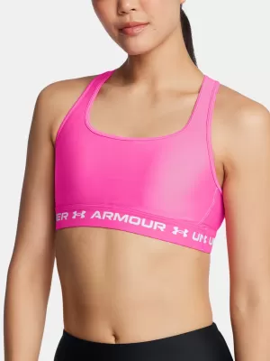 Sutien de damă UNDER ARMOUR CROSSBACK MID BRA 1361034-656 ROZ