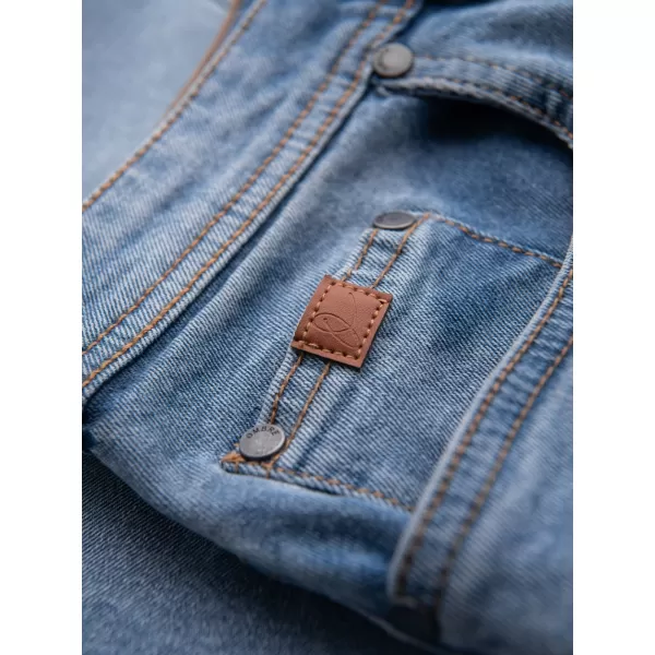  Pantaloni scurţi OMBRE OM-SRDS-0171 ALBASTRU DESCHIS 