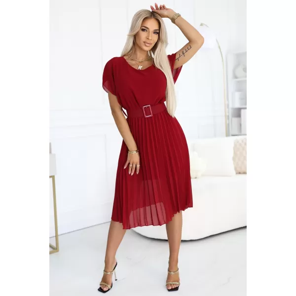  Rochie NUMOCO 465-5 BURGUNDIA 
