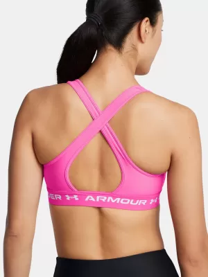 Sutien de damă UNDER ARMOUR CROSSBACK MID BRA 1361034-656 ROZ