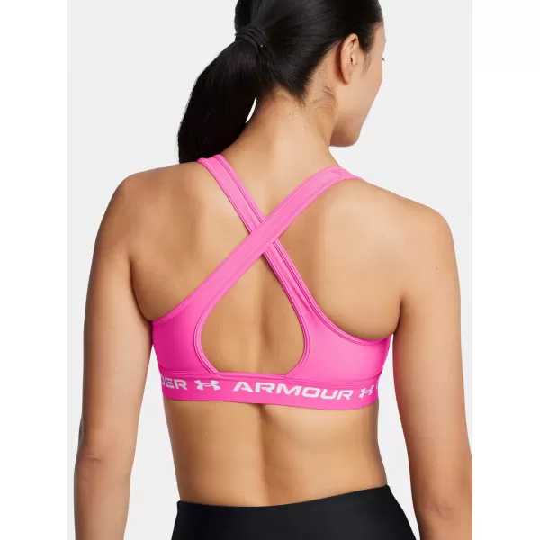  Sutien de damă UNDER ARMOUR CROSSBACK MID BRA 1361034-656 ROZ 