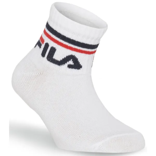  Șosete FILA JUNIOR QUARTE 3-PACK F8338 WHITE 