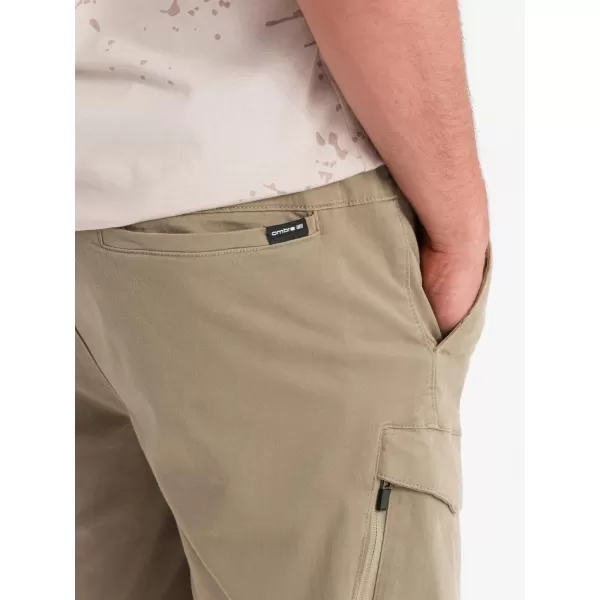  Pantaloni scurți pentru bărbați OMBRE OM-SRCG-0194 MĂSLIN UȘOR 
