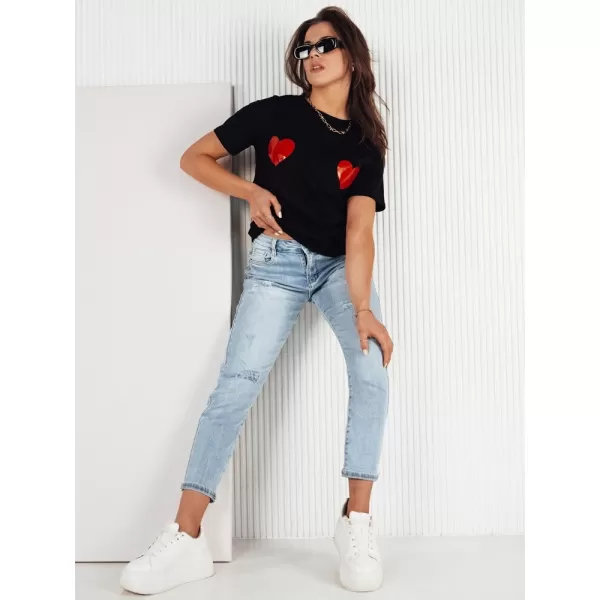  Tricou pentru femei DSTREET PALIS RY2430 NEGRU 