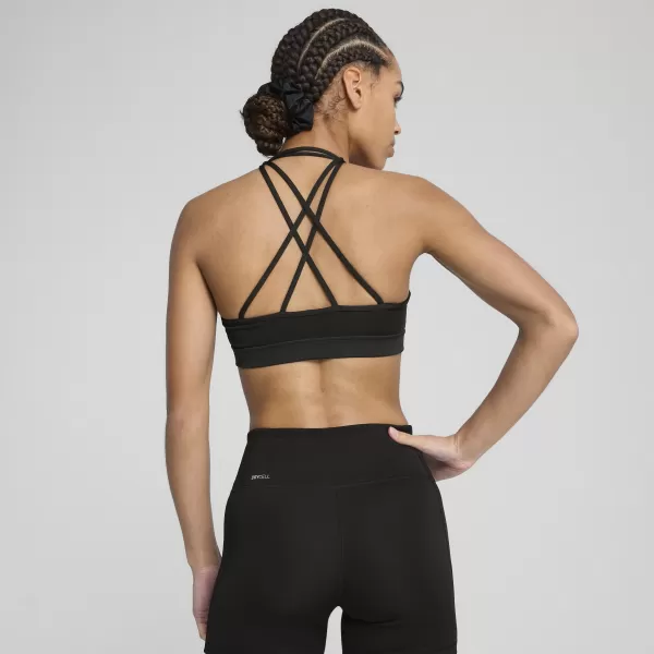  Sutienul doamnei PUMA MOVE STRAPPY BRA 526224_51 PUMA BLACK/PUMA WHITE 