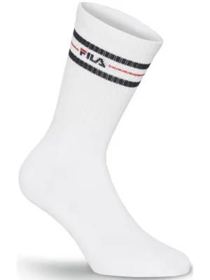 Șosete pentru bărbați FILA NORMAL 3-PACK F9092 WHITE