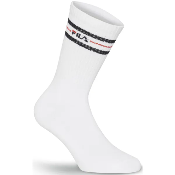  Șosete pentru bărbați FILA NORMAL 3-PACK F9092 WHITE 