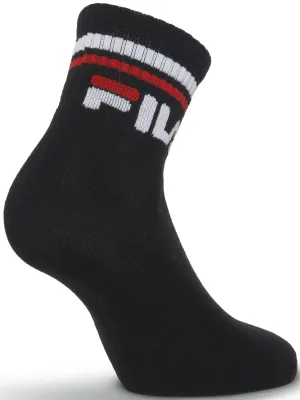 Șosete FILA QUARTER 3-PACK F9398 BLACK