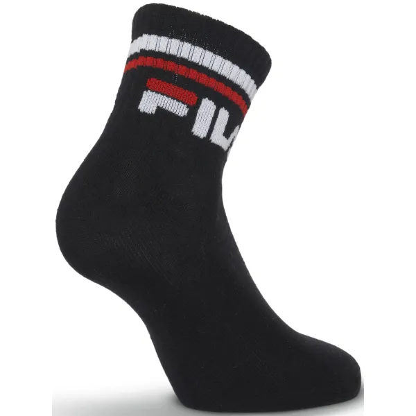  Șosete FILA QUARTER 3-PACK F9398 BLACK 