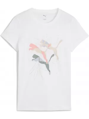 Cămaşă PUMA GRAPHICS BRANDED LEAF TEE 685082_02 PUMA ALB
