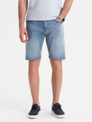 Pantaloni scurţi OMBRE OM-SRDS-0171 ALBASTRU DESCHIS