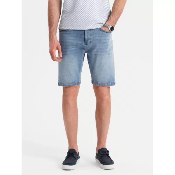  Pantaloni scurţi OMBRE OM-SRDS-0171 ALBASTRU DESCHIS 