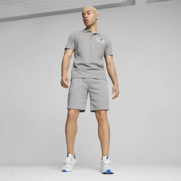  Mens t -thirt cu guler PUMA BMW MMS ESS POLO 621312_03 HEATHER GRI MEDIU 