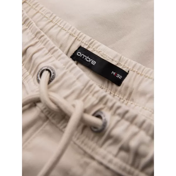  Pantaloni scurți pentru bărbați OMBRE OM-SRCG-0194 CREMĂ 