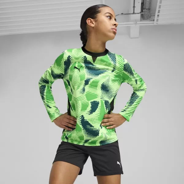  Jersey pentru copii PUMA TEAMTARGET GK LS JERSEY JR 706521_20 FIZZY LIME / LIME FIZZY LIME / PUMA BLACK 