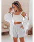 Pantaloni scurți pentru doamne DSTREET OWN STYLE SY0454 GRI DESCHIS