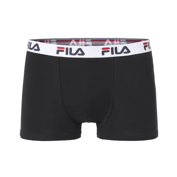  Boxeri pentru bărbați FILA MAN BOXER 2-PACK FU5016/2 BLACK 